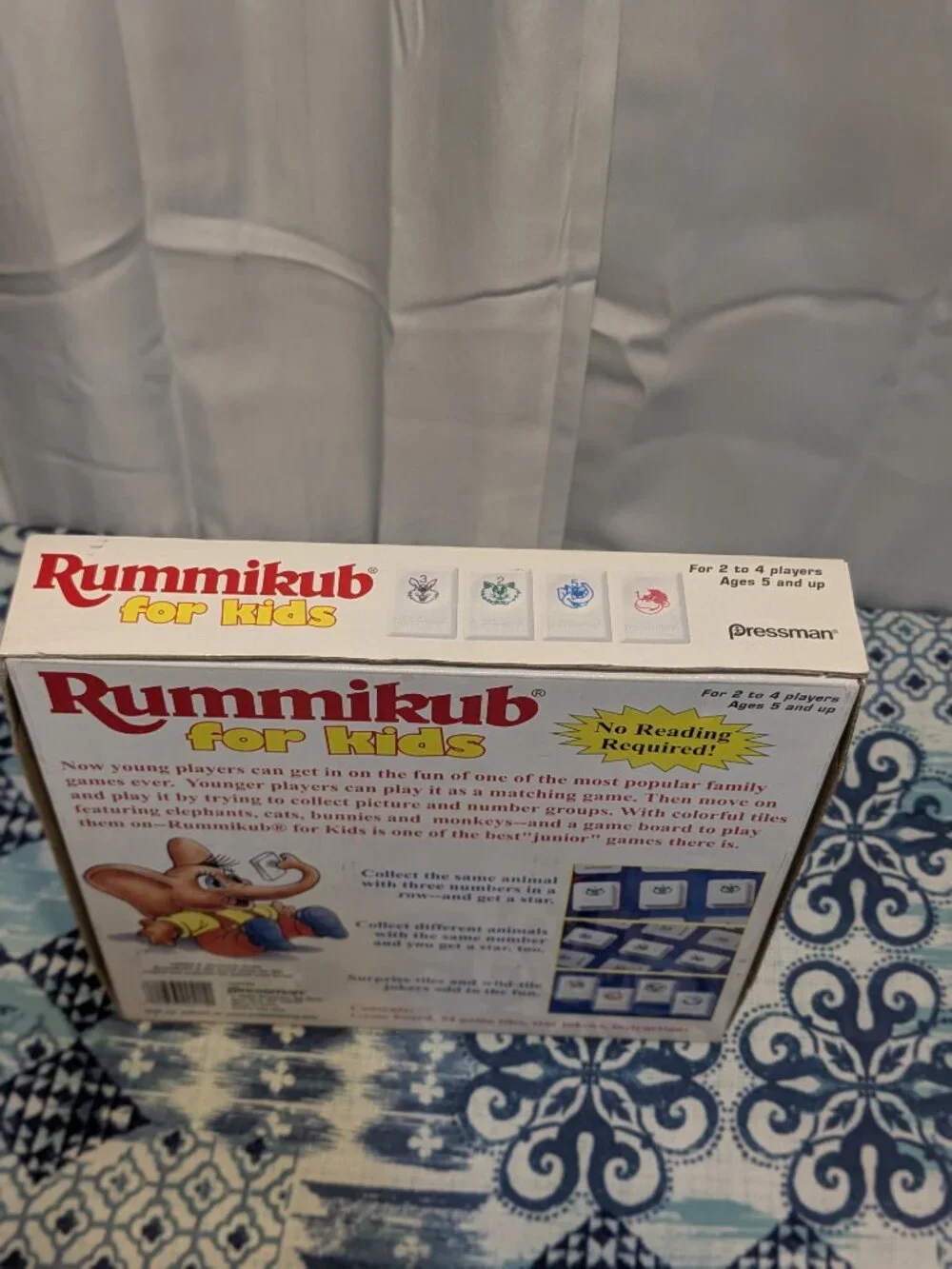 Rummikub for Kids Board Game Pressman 2005 COMPLETE Family Learning Game Version